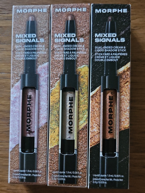 Morphe Other - Morphe Mixed Signals Dual-Finish Cream & Liquid Shadow Stick Bundle Qty 3 New